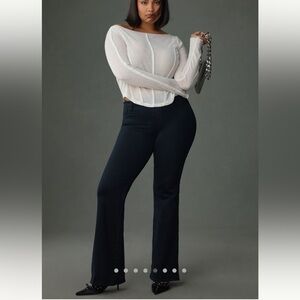 High rise flare jeans